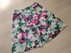 【上質美品◇LANVIN ランバン 花柄デザインスカート】