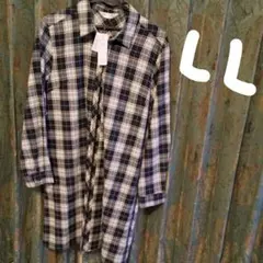 タグ付き新品未使用レディースチュニックシャツブラウス、大きい、ゆったり、ロング丈