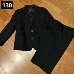 【あさみ様専用】コムサイズム　スーツ　上下セット　130㎝　ポケットチーフ