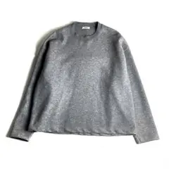 AUBETT super 140’s pile melton pullover