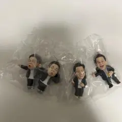 ゴイゴゴイでスーススーなガチャキーホルダー　ダイアン ガチャ 津田 ユースケ×4