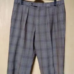 burberrys　バーバリー　ヴィンテージ　80s　チェック柄　ウールパンツのサムネイル
