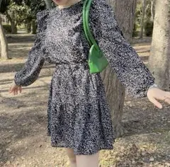 Benieboo black frill dress ワンピース 花柄ワンピース