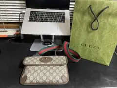 GUCCI GGパターン ショルダーバッグ