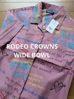 RODEO CROWNS WIDE BOWLのプリント 半袖シャツ 　新品のサムネイル
