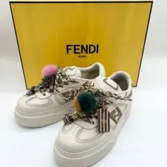 現行✨定価27万円 FENDI マッチ レースアップスニーカー ホワイト 24のサムネイル