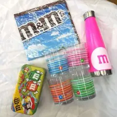 M&M's グッズセット 缶ケース ボトル グラス
