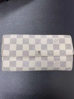ルイヴィトン N61735 ダミエ アズール ポルトフォイユサラ 長財布　箱付き