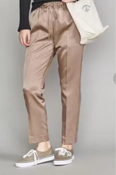 【新品未使用】BY サテンドローストリングパンツ о