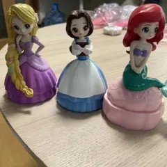 ディズニーフィギュアセット（ラプンツェル・ベル・アリエル）