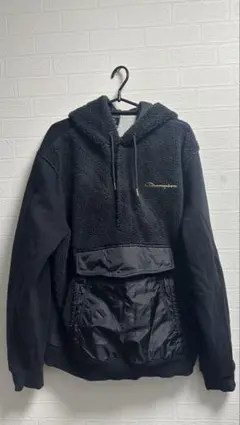 Champion フリースジャケット ブラック