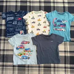 next H&M F.O.KIDS 恐竜半袖Tシャツ ネイビー　80　計5点のサムネイル