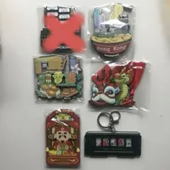 香港のアクリルキーホルダーマグネットセットのサムネイル