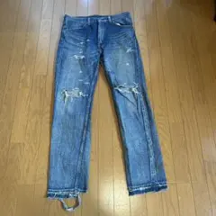 Levi's 501 90sダメージデニムパンツ カットオフ