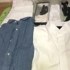 結婚式 新郎シャツLサイズ 小物セット MAZZO