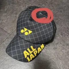 YONEX ヨネックス ALL JAPAN キャップ ブラック - メルカリ
