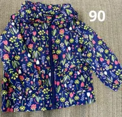 moujonjon 花柄アウター 90cm