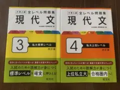 大学入試 全レベル問題集 現代文 3 私大標準 4 私大上位レベル 2冊セット