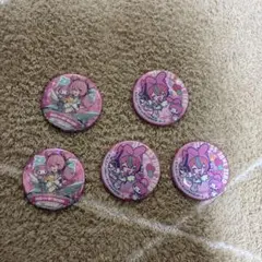 ゼンゼロ×サンリオ　アリア×マイメロ　妄想エンジェル　缶バッジ　5個セット