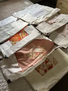 着物　和服　まとめ売り　帯　和装　古風　伝統　リメイク　生地　ハンドメイド