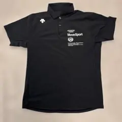 デサント MoveSport 半袖ポロシャツ メンズ Lネイビー