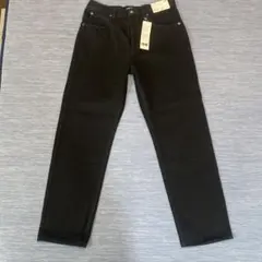 新品　未使用　UNIQLO ハイライズ　レギュラー　ジーンズ　黒　29 タグ付き