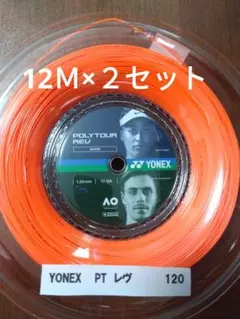 YONEX POLYTOUR REV 120 12M×2セット