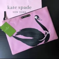 kate spade ケイトスペード　スワン　ポーチ　新品　レア kate spade ケイトスペード スワン ポーチ 新品 レア