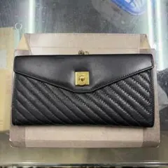 CELINE 長財布 キルティング ブラック ゴールド金具 C-8 - メルカリ