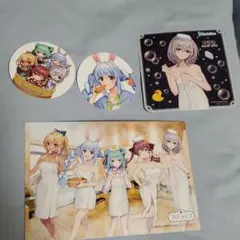 ホロライブ　極楽湯コラボ　特典カード　コースター