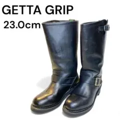 【美品】GETTA GRIP エンジニアブーツ 23.0cm ブラック レザー
