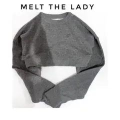 melt the lady mmコードクロップドスウェット melt the lady mmコードクロップドスウェット 【公式通販】