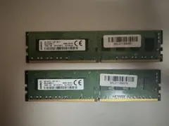 【中古品】Kingston DDR4 メモリー 8GB×2枚