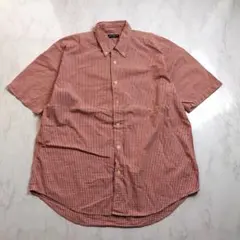 UNIQLO ユニクロ 半袖ボタンダウンシャツ L ギンガムチェック