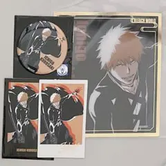 BLEACH world クリア色紙 缶バッジ フォト風シート 黒崎一護