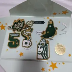 Starbucks Rewards 5周年記念 ワッペンキーホルダー
