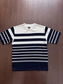 ボーダー柄 クルーネック Tシャツのサムネイル