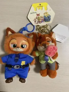 ズートピア　ぬいぐるみ　ニック　セット　MINISO