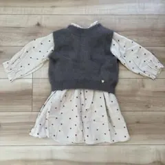 ハート柄ワンピース ベストセット