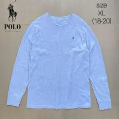 POLO ラルフローレン　スモールポニー刺繍　ロンTTXL (18-20)