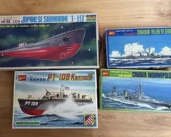 【東京シャープ】昭和レトロ 艦船 プラモデル 4点まとめ売り 未開封品 東京シャープ】昭和レトロ 艦船 プラモデル 4点まとめ売り 未開封品