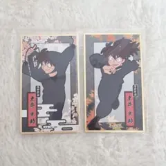 忍たま乱太郎　華絵札色紙コレクション　土井半助　2枚セット