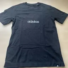 adidas Tシャツ ブラック カモフラロゴ Sサイズ