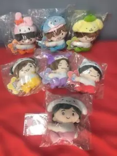 なにわ男子 サンリオ クリップマスコット ぬいぐるみ 7体セット