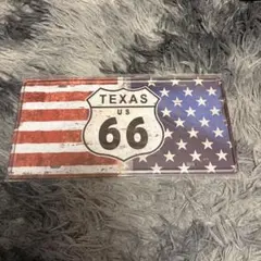 テキサス 66 ROUTE66 ブリキ看板 アメリカン雑貨 USA