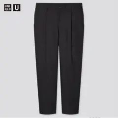 【UNIQLO U】リラックスフィットテーパードパンツ ブラック⭐︎美品⭐︎