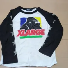 XLARGE 長袖カットソー カラフルプリント