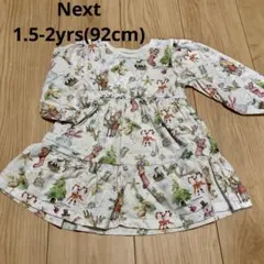 next クリスマス柄 ワンピース 1½-2歳