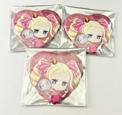 リゼロ ベアトリス 誕生日 応援 ハート缶バッジ 3個セット