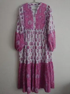 アーバンリサーチSONNYLABELパネルプリントワンピース インド製